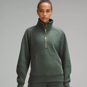 Scuba Oversized Funnel Neck Half Zip